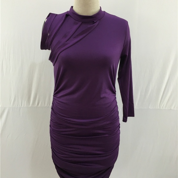 πΊπΊHOST PICKπΊπΊ Stretch Rouched Detail Dress - Picture 3 of 4